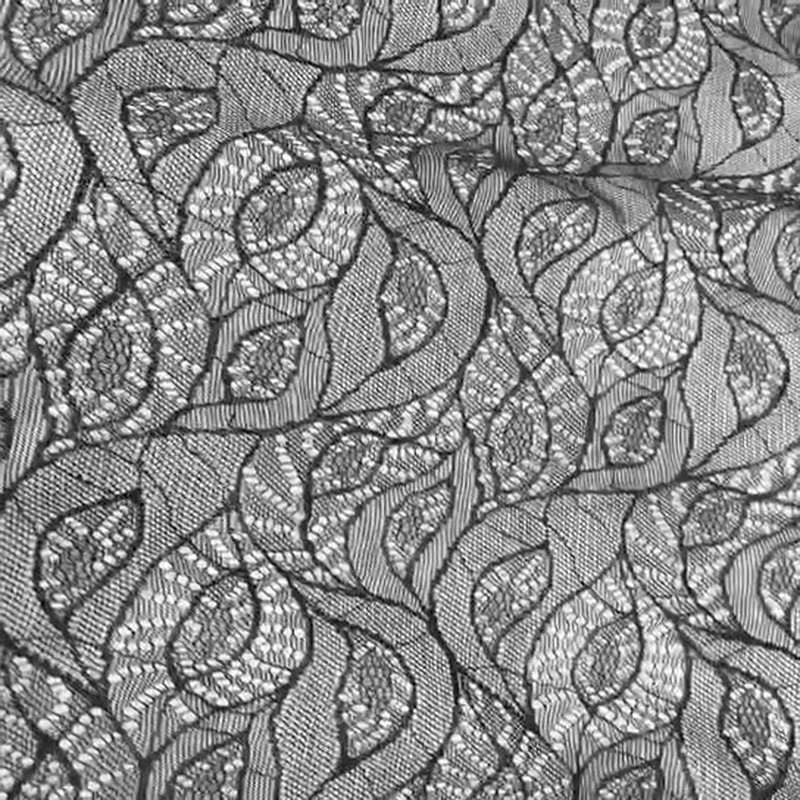 Wave Polyester Warp Knit Lace Fabric for Women's Wear Wholesale Suppli 14